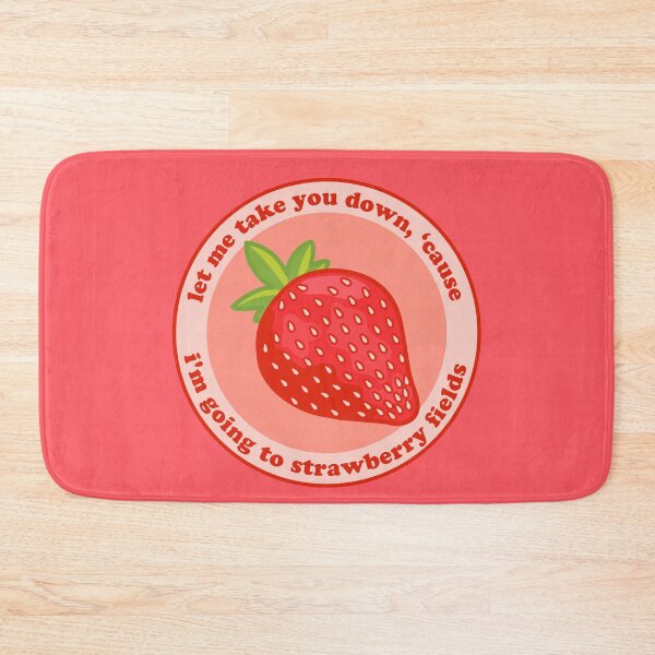 Item preview, strawberry fields forever badge designed and sold by prismatic paper co.