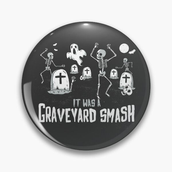 Item preview, It Was a Graveyard Smash | Funny Halloween | Trick or Treat | Skeletons and Ghosts designed and sold by SLAG-Creative.