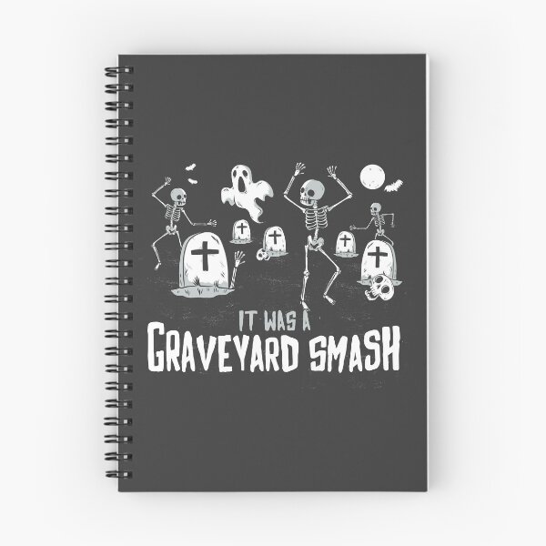 Item preview, It Was a Graveyard Smash | Funny Halloween | Trick or Treat | Skeletons and Ghosts designed and sold by SLAG-Creative.