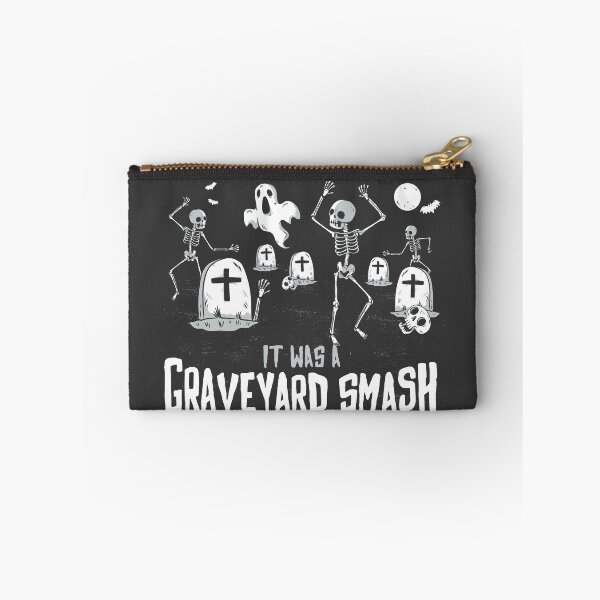 Item preview, It Was a Graveyard Smash | Funny Halloween | Trick or Treat | Skeletons and Ghosts designed and sold by SLAG-Creative.