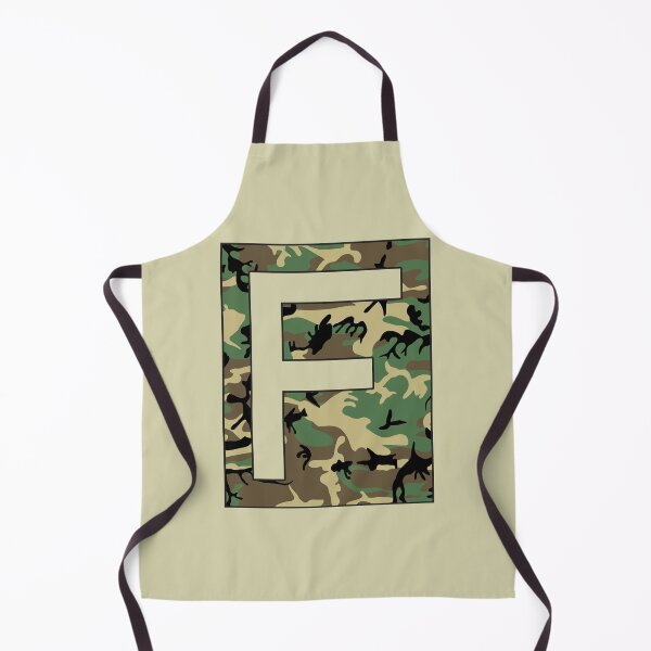 Item preview, Letter "F" Military Camo Stencil font designed and sold by 65 MCMLXV.