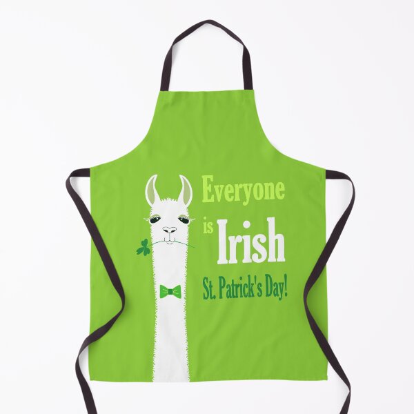 Item preview, LLAMA: EVERYONE IS IRISH ON ST PATRICK'S DAY designed and sold by Jean Gregory Evans.