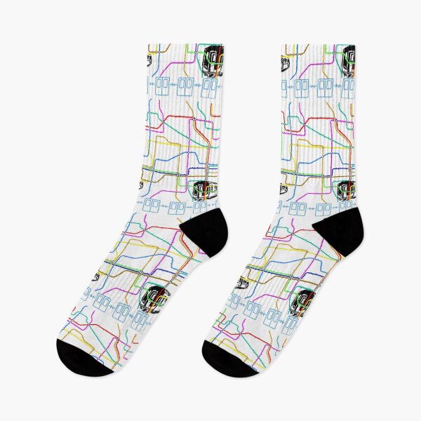 Item preview, Colorful Subway Map designed and sold by stadia-60-west.