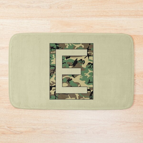 Item preview, Letter "E" Military Camo Stencil font designed and sold by 65 MCMLXV.