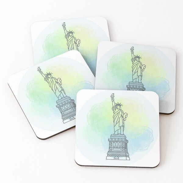 Item preview, Watercolor Statue of Liberty designed and sold by emilytorgal.