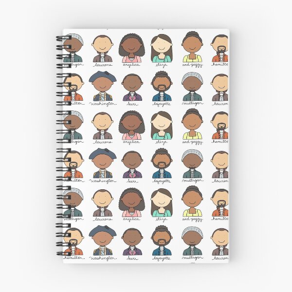 Item preview, Hamilton Characters designed and sold by feministdoodles.