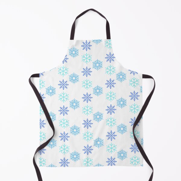 Artikelvorschau, Ice Blue Aqua Winter Schnee Schneeflocke Muster Design entworfen und verkauft von CreatedbyJR.
