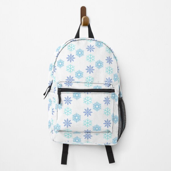 Artikelvorschau, Ice Blue Aqua Winter Schnee Schneeflocke Muster Design entworfen und verkauft von CreatedbyJR.