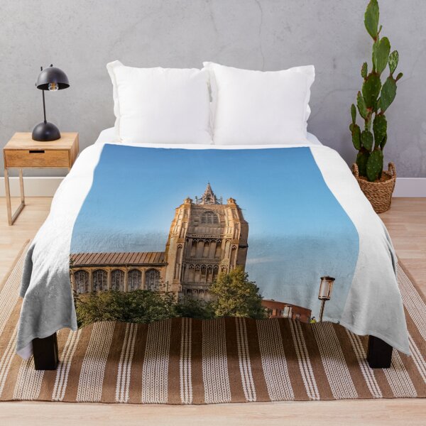 Item preview, St Peter Mancroft church spire against a bright blue sky in the city of Norwich in Norfolk designed and sold by yackers1.