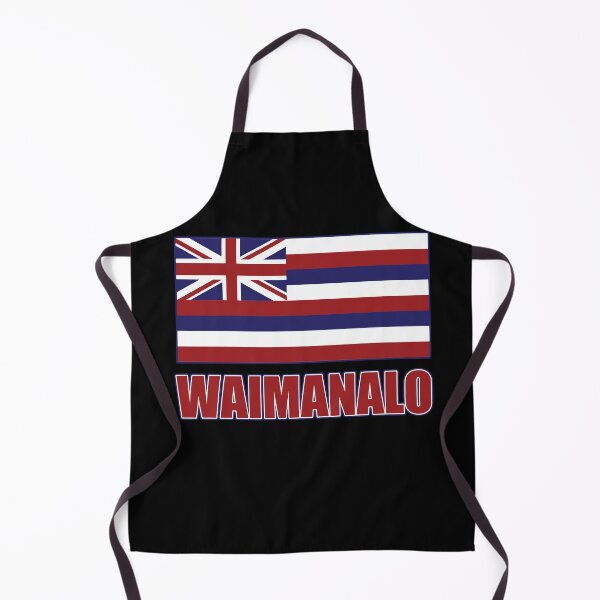Item preview, WAIMANALO Hawaiian Flag, Hawaii 96795 designed and sold by LocalKineStuffs.