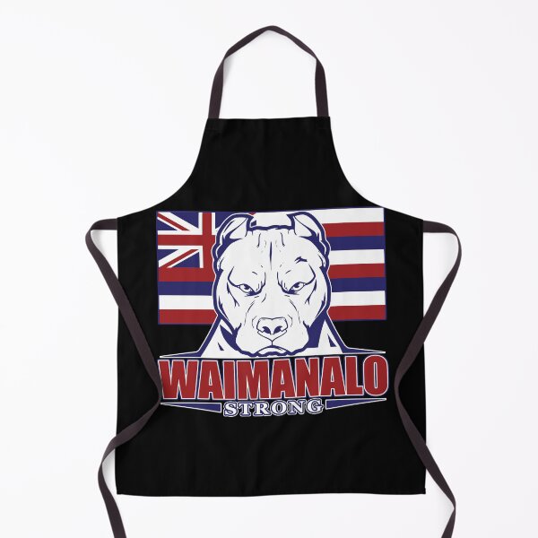 Item preview, WAIMANALO Strong Hawaiian Flag, Hawaii 96795 designed and sold by LocalKineStuffs.