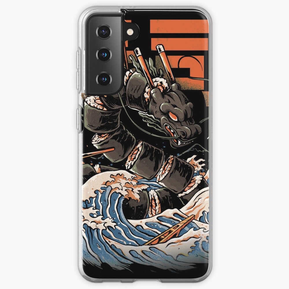 The Black Sushi Dragon Case & Skin for Samsung Galaxy