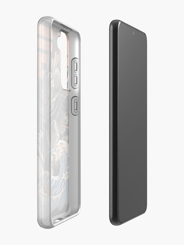 Alternate view of The Black Sushi Dragon Case & Skin for Samsung Galaxy
