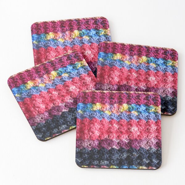 Artikelvorschau, Mehrfarbige Streifen häkeln entworfen und verkauft von joyloveyarn.