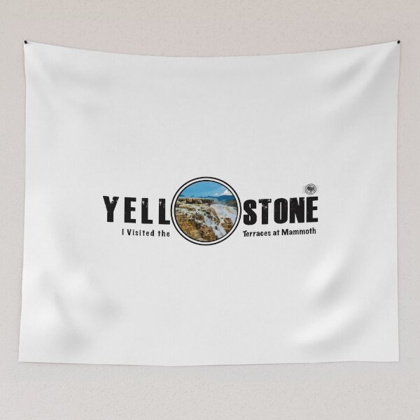 Item preview, I Visited the Terraces at Mammoth, Yellowstone National Park - Mammoth Terraces designed and sold by SmyrnaBuffalo.