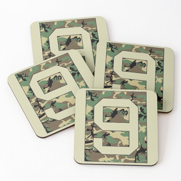 Item preview, Number "9" Military Camo Stencil font designed and sold by 65 MCMLXV.