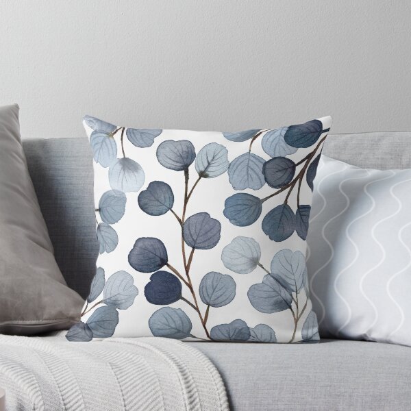 Item preview, Blue Eucalyptus Print designed and sold by lunaisdrawing.