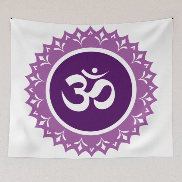 Item preview, Crown chakra purple mask designed and sold by Mattingame.