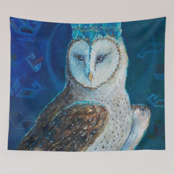 Item preview, Owl King portrait designed and sold by Redilion.