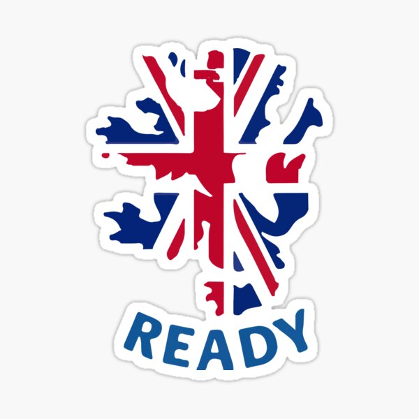 Rangers Ready Union Lion Print Sticker