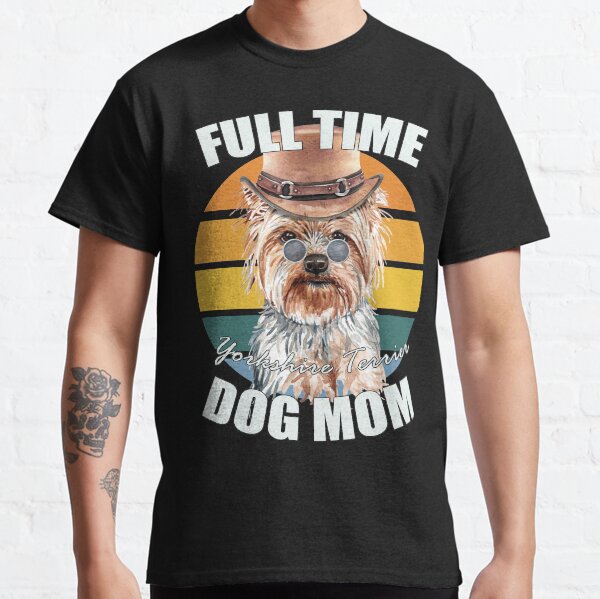 Yorkshire Terrier Dog Breed Vintage Gentleman Steampunk Hat Custom T Shirt