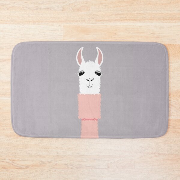Item preview, LLAMA IN PINK TURTLENECK SWEATER unsigned designed and sold by Jean Gregory Evans.
