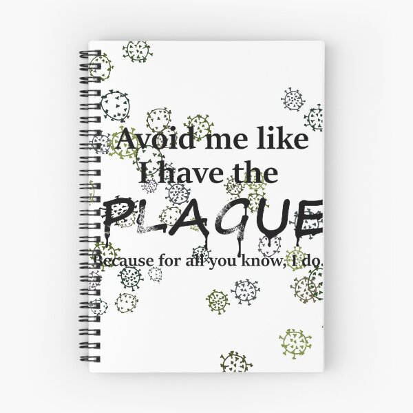 Item preview, Avoid Me like the Plague designed and sold by Lunaiz4.