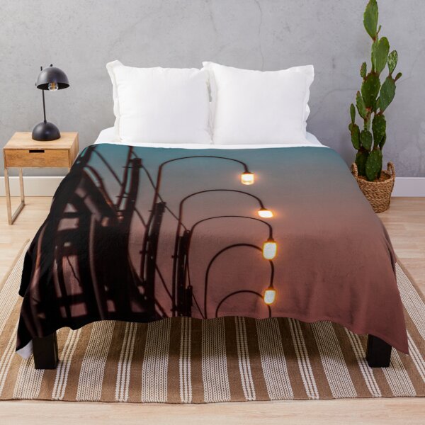 Item preview, Guiding light along a pier during Blue Hour designed and sold by Michael Deemer.