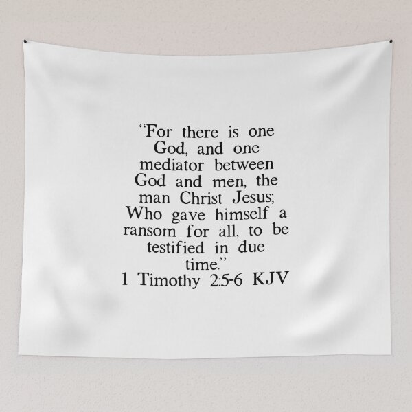 Item preview, 1 Timothy 2:5-6 KJV designed and sold by IBMClothing.