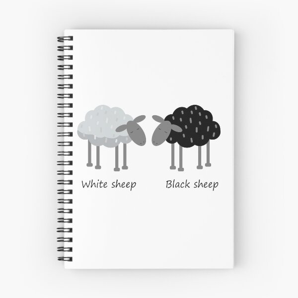 Item preview, White sheep, black sheep designed and sold by Kate-shop.