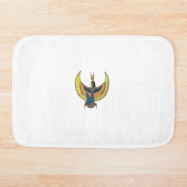 Egyptian Goddess Isis, Wife of Osri Bath Mat