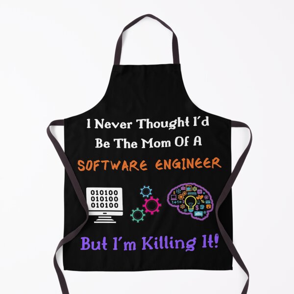 Item preview, Mom Of A Software Engineer-White Text designed and sold by Trendi61.