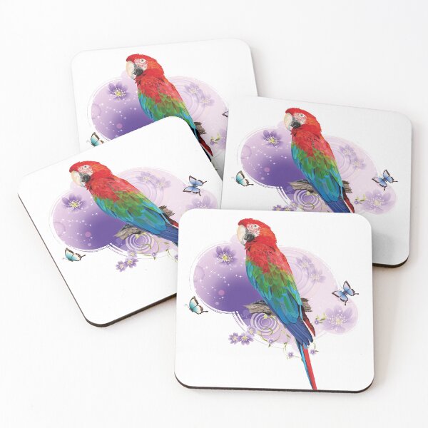 Item preview, red macaw designed and sold by obscurite.
