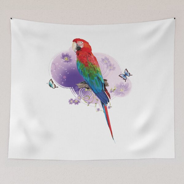Item preview, red macaw designed and sold by obscurite.