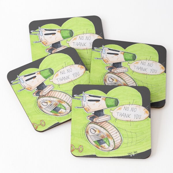 Item preview, D-0 Droid "No thank you" designed and sold by VonaMay.