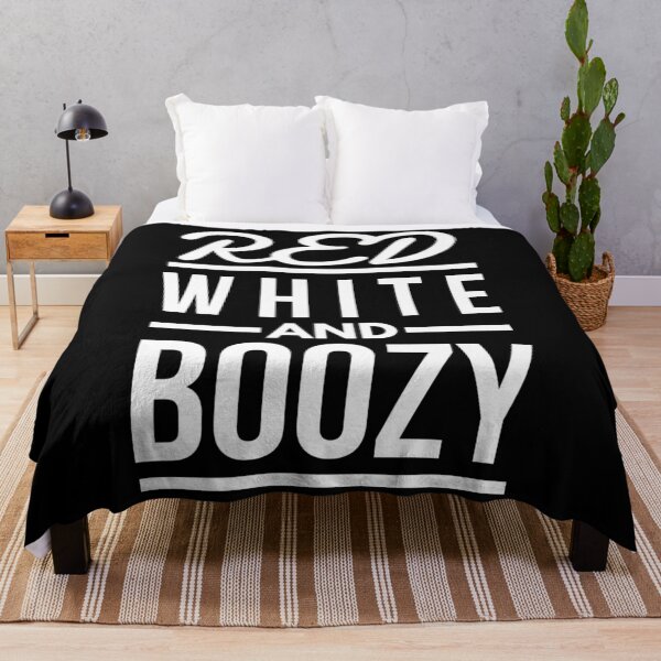 Item preview, Red White And Boozy Fourth Of July designed and sold by TooFlyDesign.