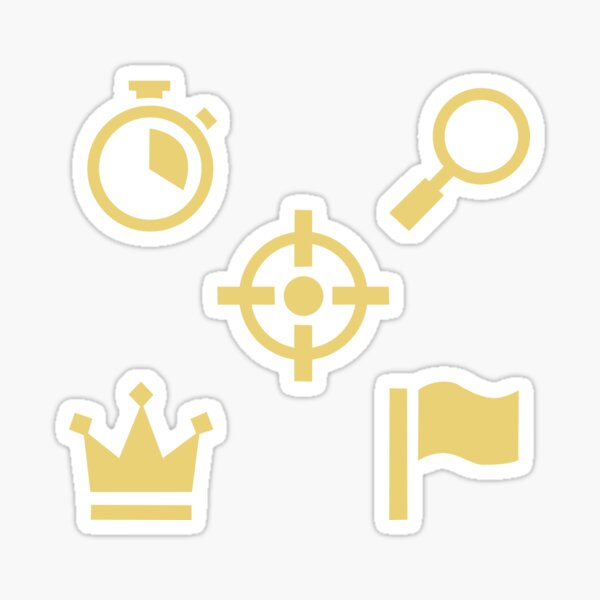 Pack de iconos de contrato inspirado en Cod Warzone Pegatina