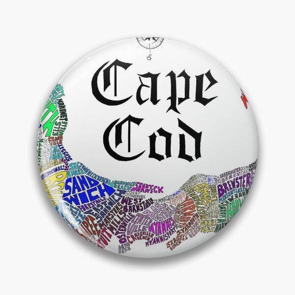Item preview, Cape Cod Map designed and sold by Conor Plunkett.