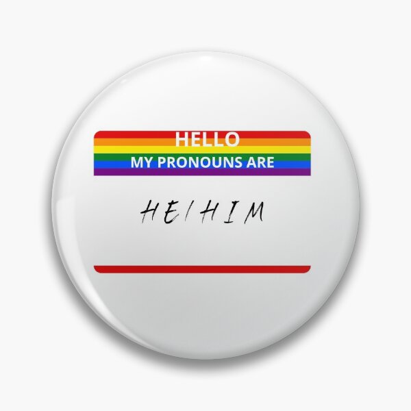 Item preview, Hola, mis pronombres son él / él - LGBTQ no binario designed and sold by TrunkShrunk.