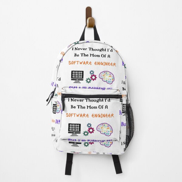 Item preview, Mom Of A Software Engineer-Black Text designed and sold by Trendi61.