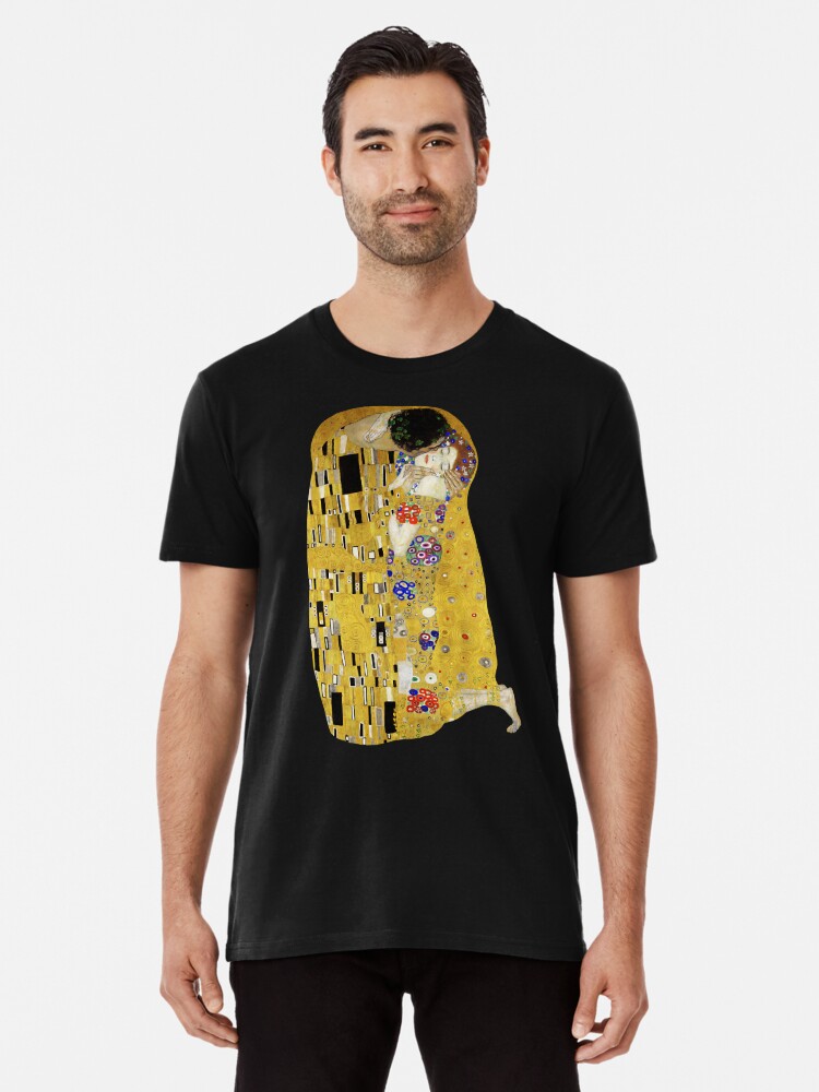 Gustav Klimt - The Kiss" Premium T-Shirt for by elinaarbidane | Redbubble