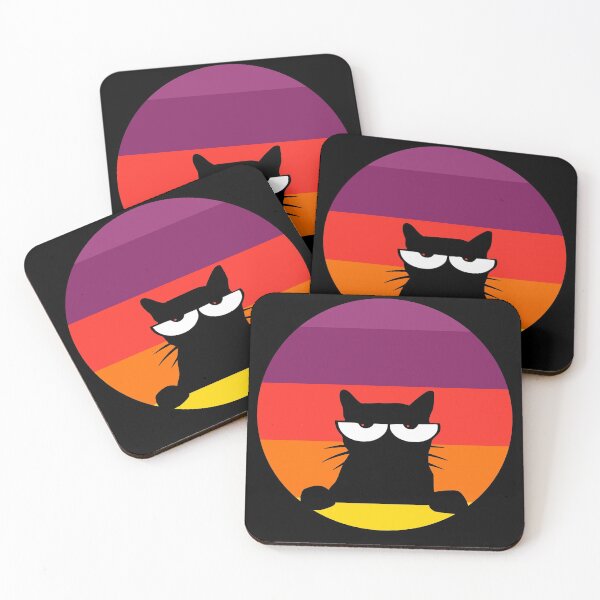 Item preview, Black Street Cat - Street Cat Black Stare designed and sold by Coder-T.