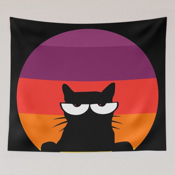 Item preview, Black Street Cat - Street Cat Black Stare designed and sold by Coder-T.