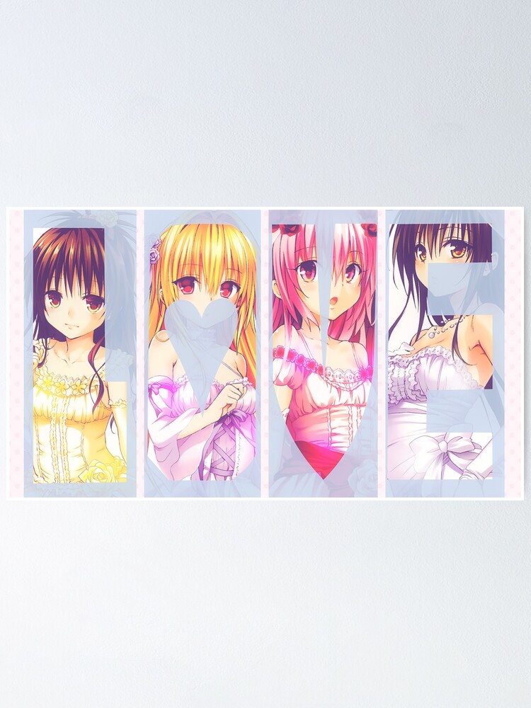 To Love-Ru Hot Girls Lala Satalin Deviluke Anime Poster – My Hot Posters