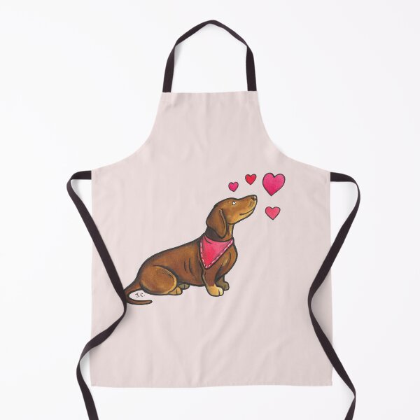 Item preview, Dachshund love designed and sold by animalartbyjess.