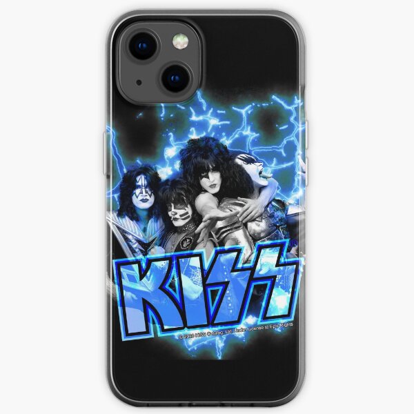 KISS ® the Band - All Members Electric iPhone Soft Case