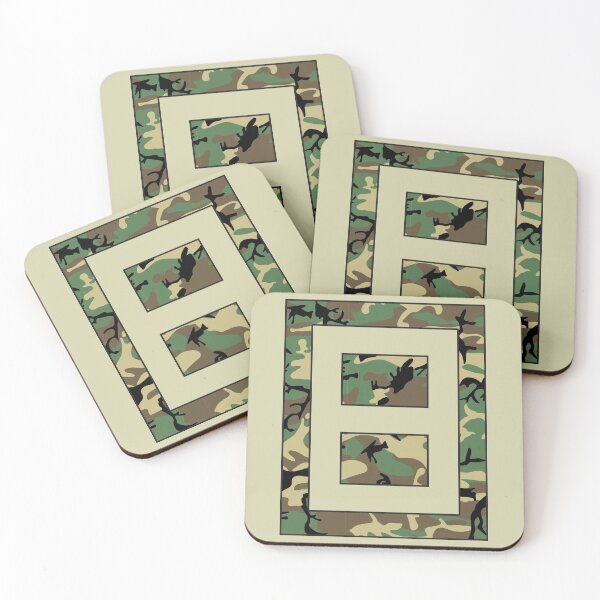 Item preview, Number "8" Military Camo Stencil font designed and sold by 65 MCMLXV.