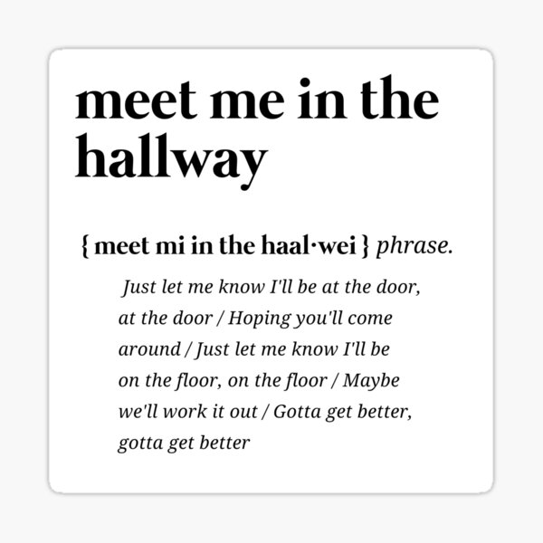 meet-me-in-the-hallway-by-harry-styles-sticker-for-sale-by-arabelaa