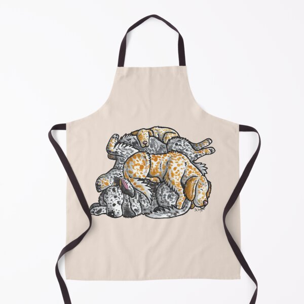 Item preview, English Setter - sleeping pile cartoon designed and sold by animalartbyjess.