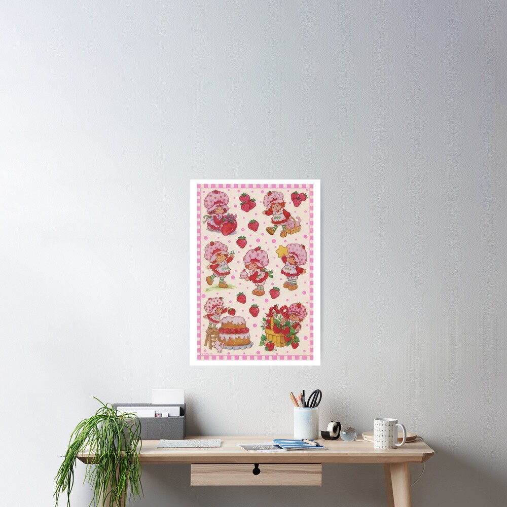 vintage strawberry shortcake Poster